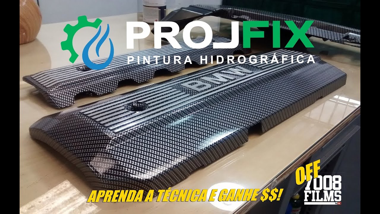 PINTURA HIDROGRÁFICA VOCÊ CONHECE? Ganhe $$ com esta Técnica - PROJFIX - OFF7008