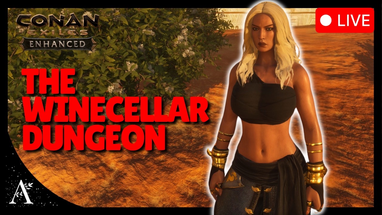 CONAN EXILES UE5 -  THE WINECELLAR - DAY 25 - JOIN OUR SERVER