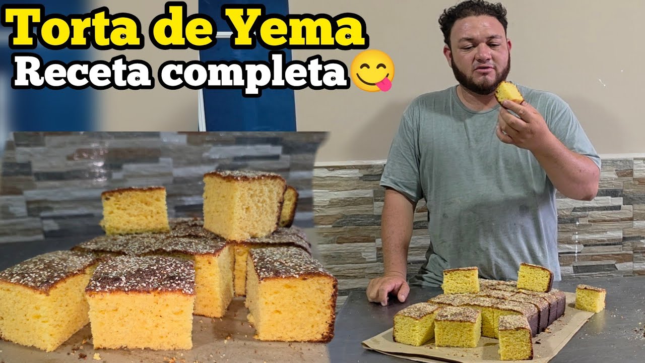 🔴 COMO HACER TORTA DE YEMA casera receta paso a paso!!
