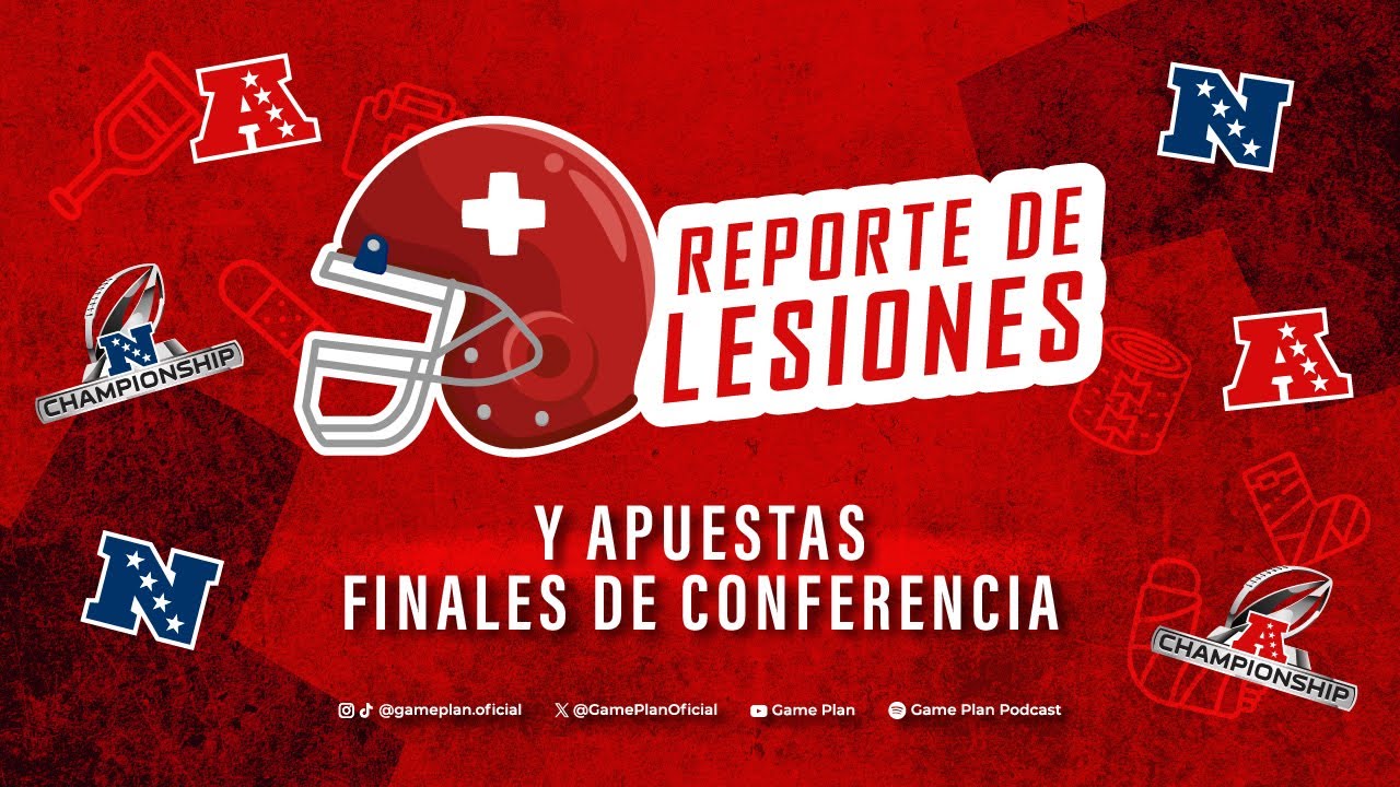 Reporte de Lesiones NFL Finales de Conferencia 2026