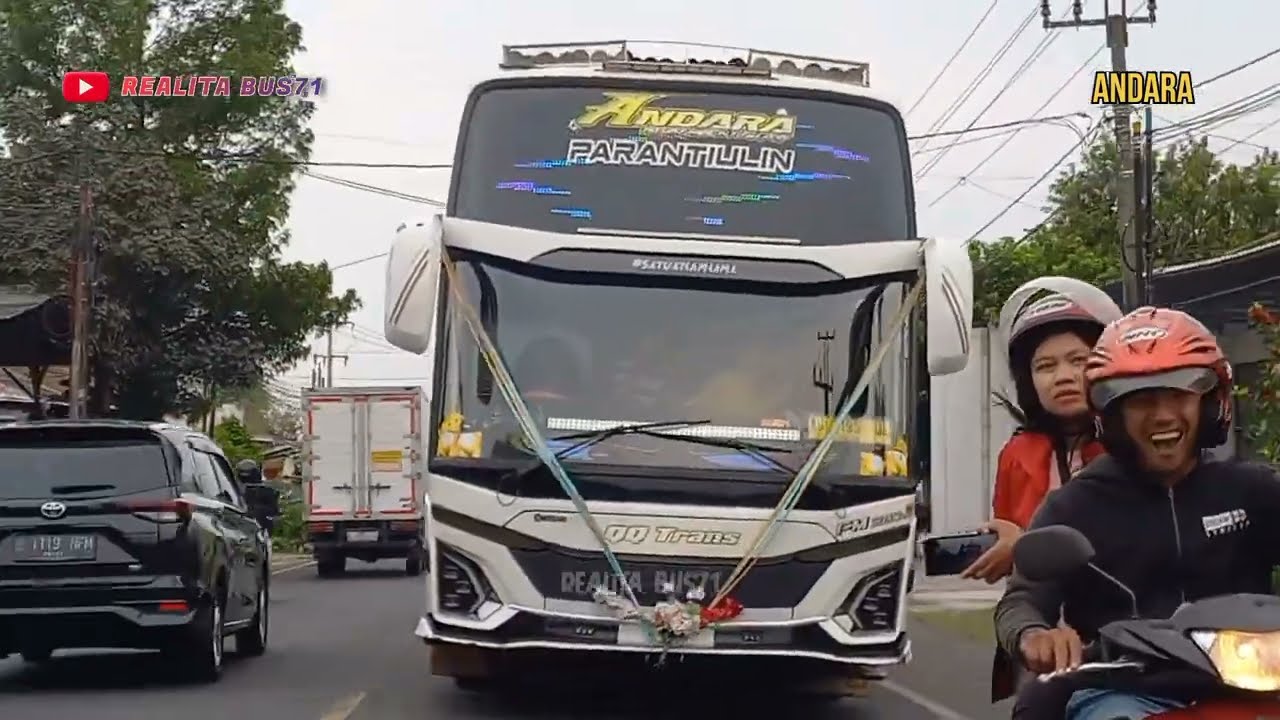 BUS BASURI ANDARA FULL TELOLET‼️ Bikin Nada Telolet Viral 36Not || REALITA BUS71