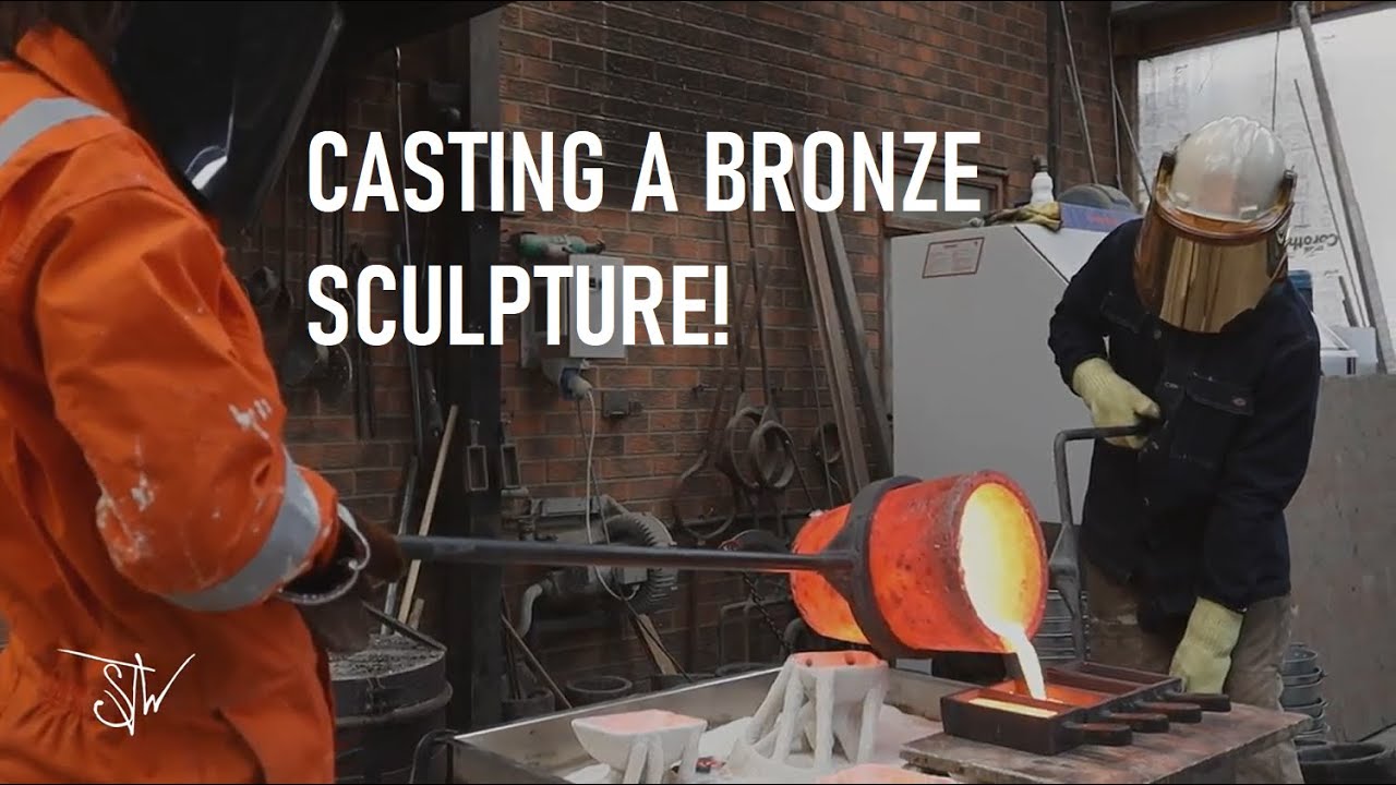 Casting a Bronze Sculpture!