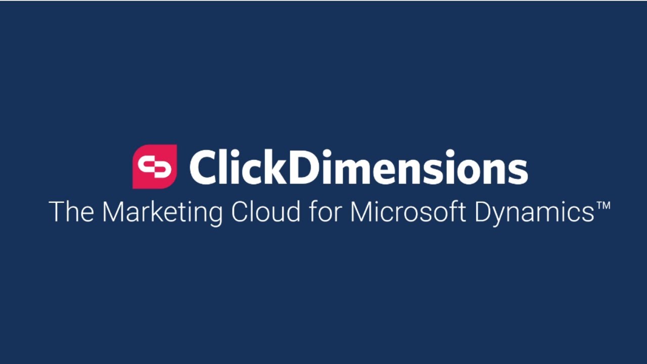 ClickDimensions Marketing Automation Application Overview