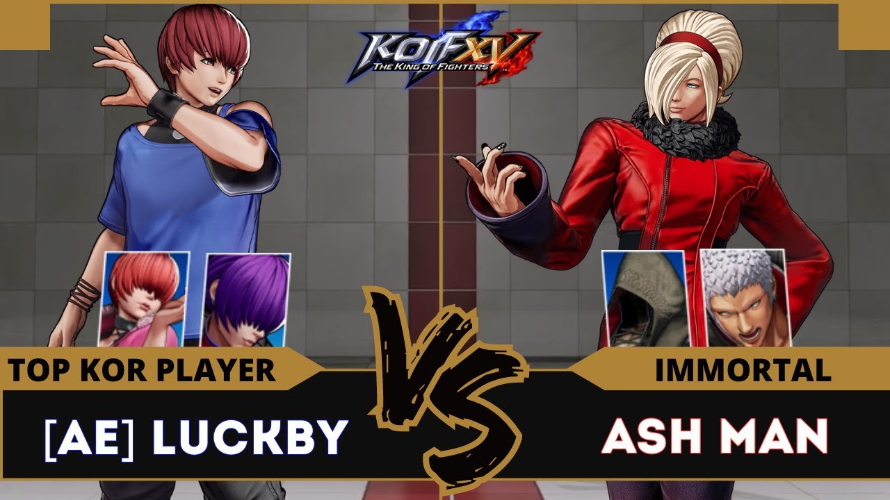 KOFXV🕹️A.E LUCKBY(O.Shermie/Chris/Shermie) vs ASH MAN (Kukri/O.Yashiro/Ash)🕹️Replay Match - 18/04/24