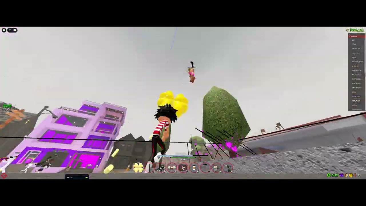 RAIDING A SERVER IN A PARTY (roblox ohio)