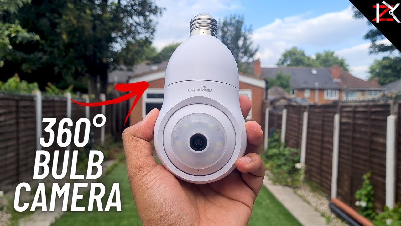Keep Your Home Safe - How To Install & Setup Wansview Light Bulb Camera -  Same Features As Ring