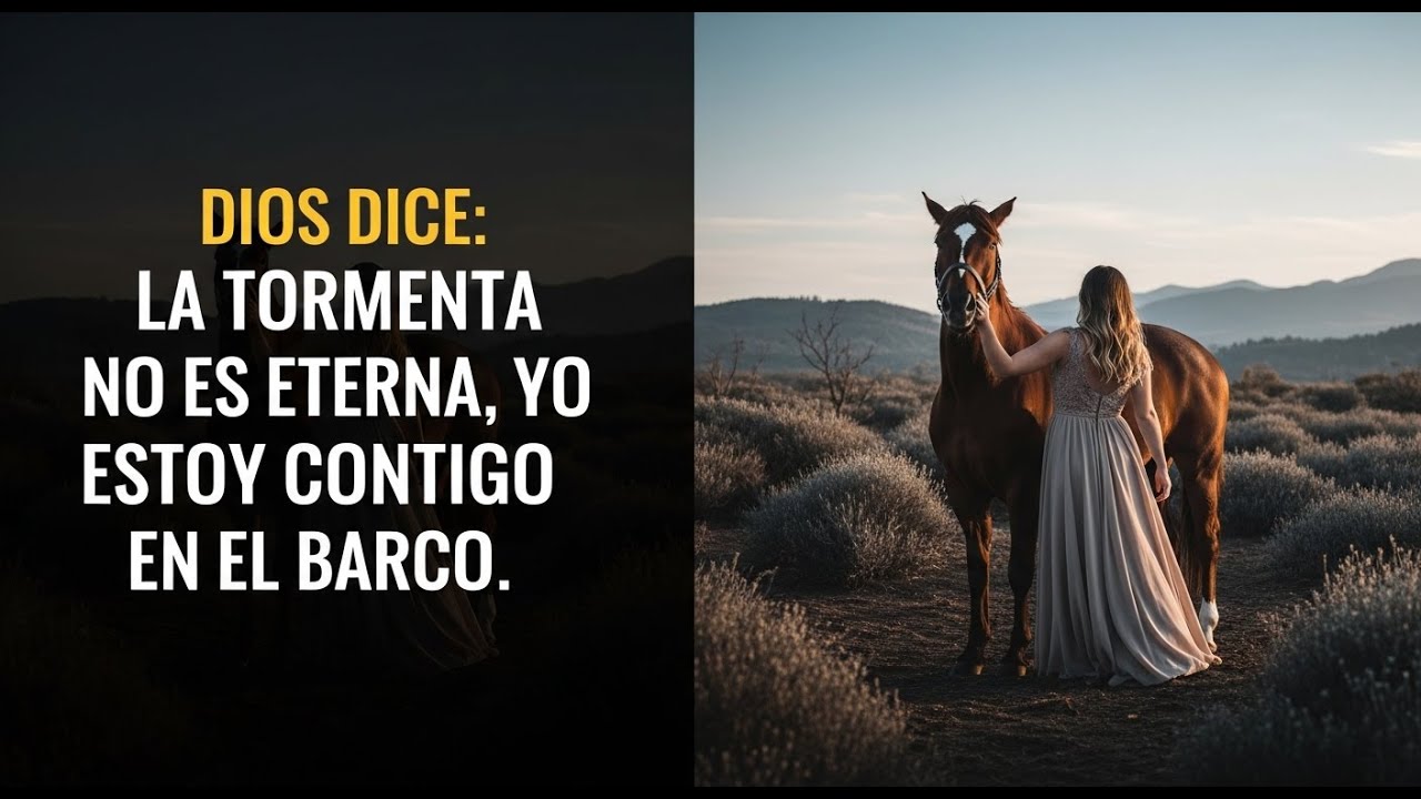 DIOS DICE: LA TORMENTA NO ES ETERNA, YO ESTOY CONTIGO EN EL BARCO