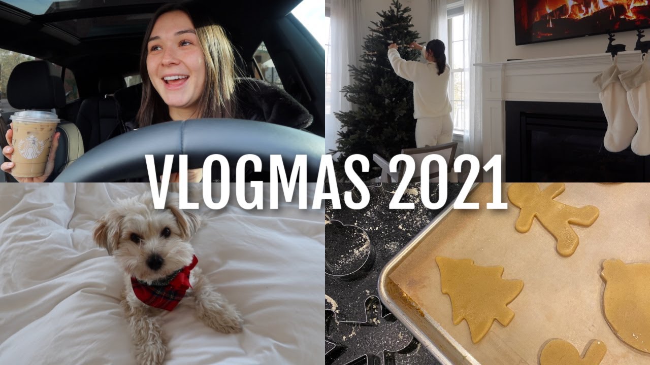 VLOGMAS IS BACK! setting up the Christmas tree, decorating cookies & more