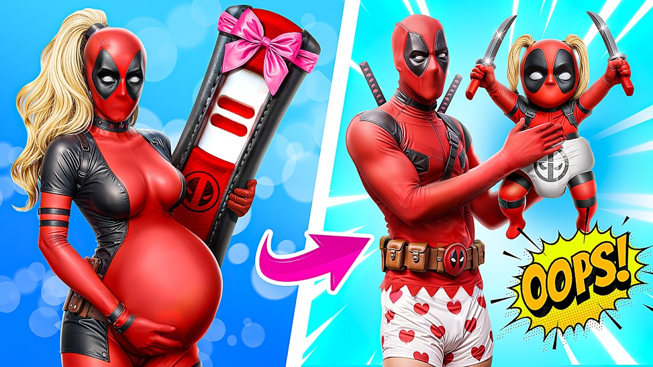 Superheroes Expecting a Baby! Deadpool and Lady Deadpool Became Parents!