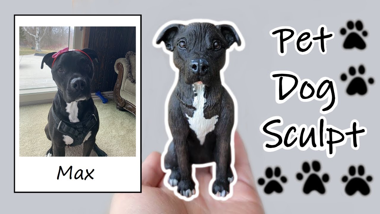 A Custom Pet Sculpture: Max the Dog