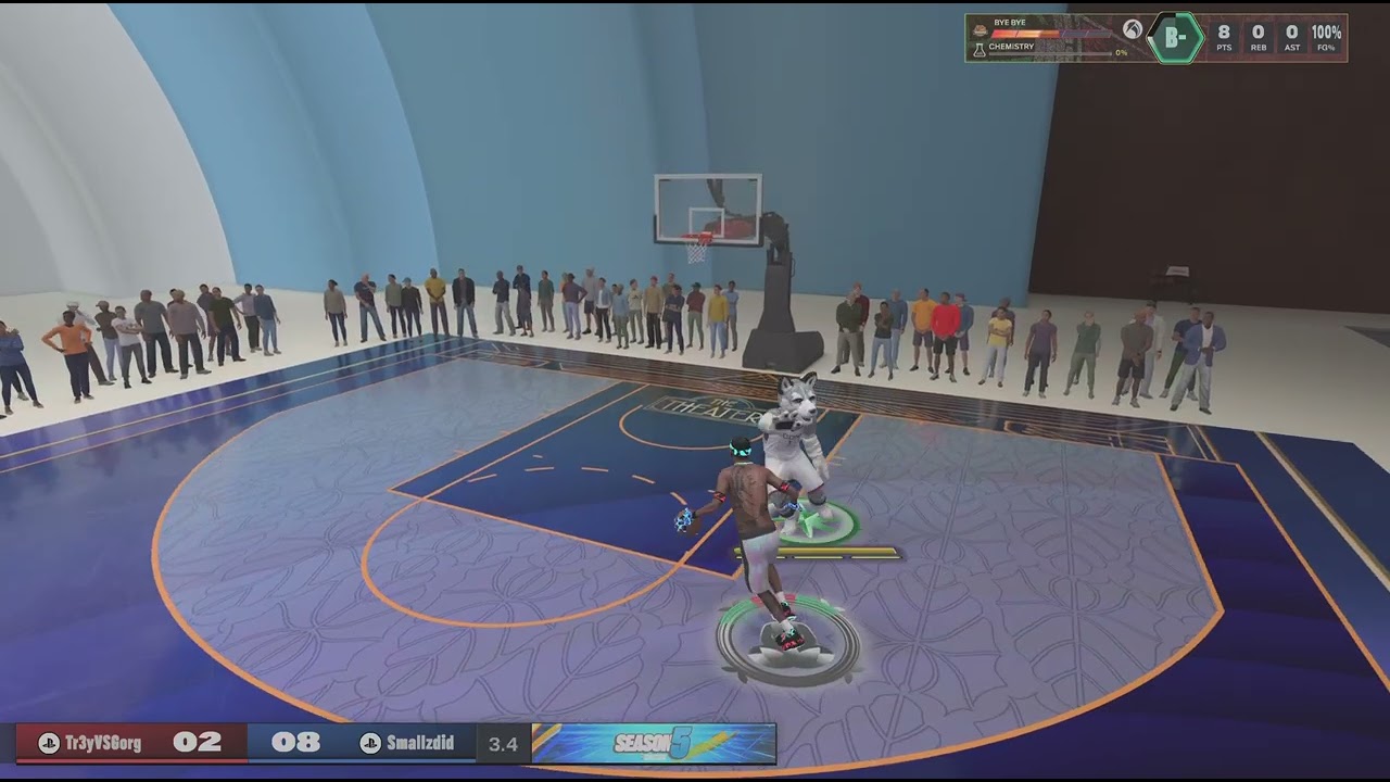 NBA 2K26 6'8'' vs 6'8'' body