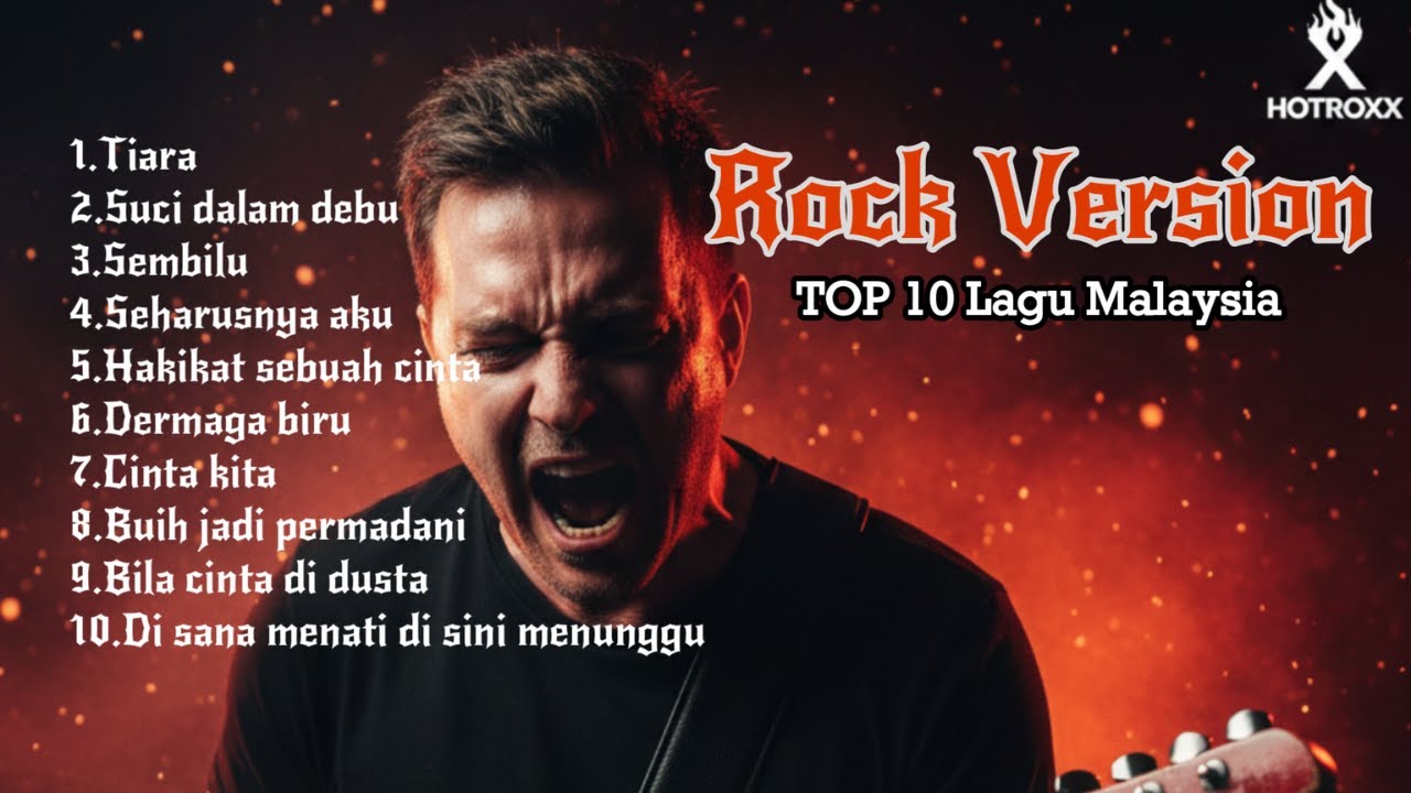 Top 10 Lagu Malaysia – Emotional Rock Cover | Powerful & Melodic
