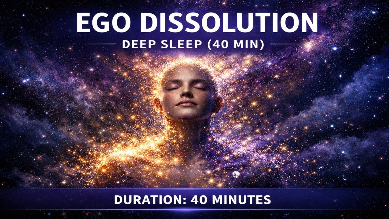 EGO DISSOLUTION: Deep Sleep Meditation to Stop Overthinking (40 Min) 🌌
