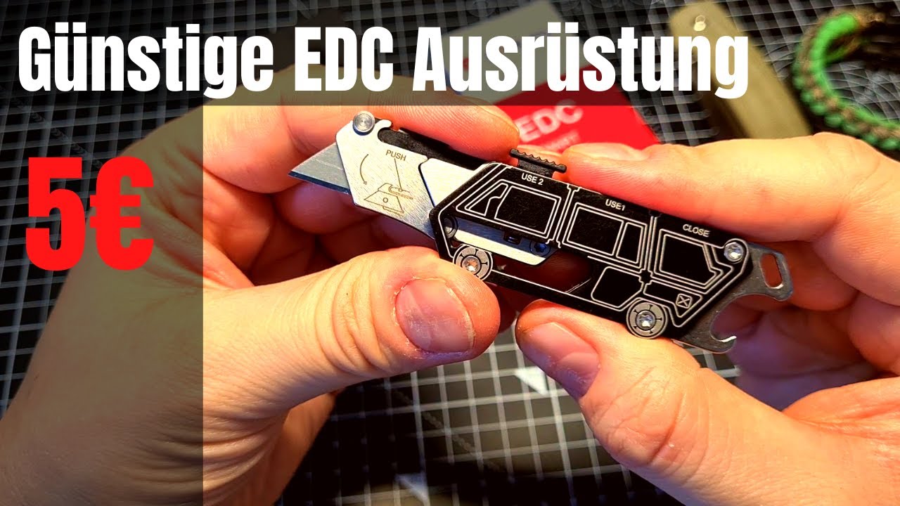 BIBURY Mini Cuttermesser g&uuml;nstige EDC Ausr&uuml;stung | edctestonline
