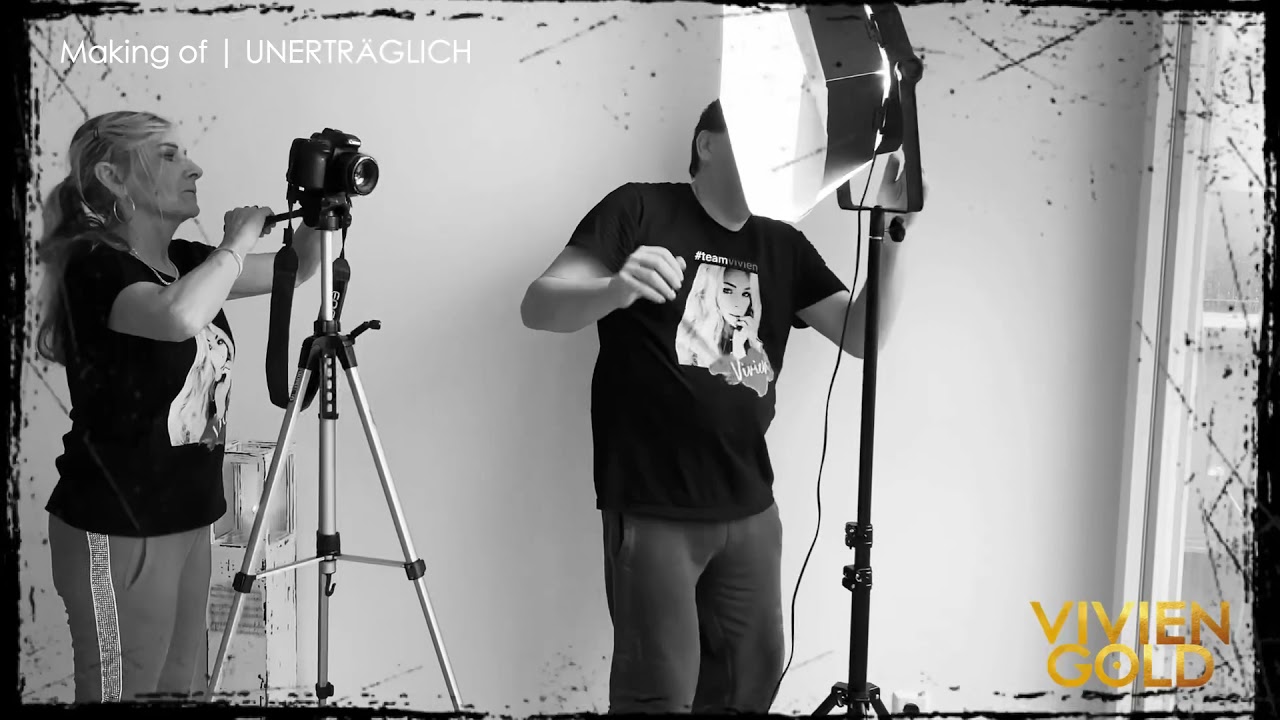 Making of | Videodreh zu „Unerträglich“ - VIVIEN GOLD