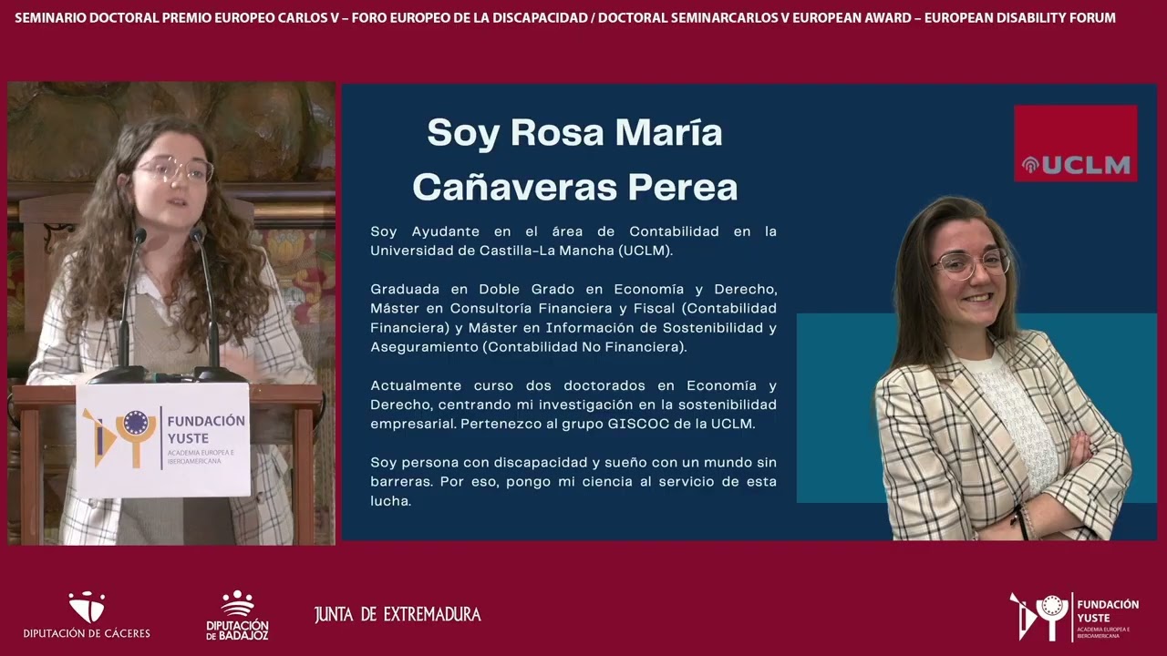 Speech by Rosa María Cañaveras Perea