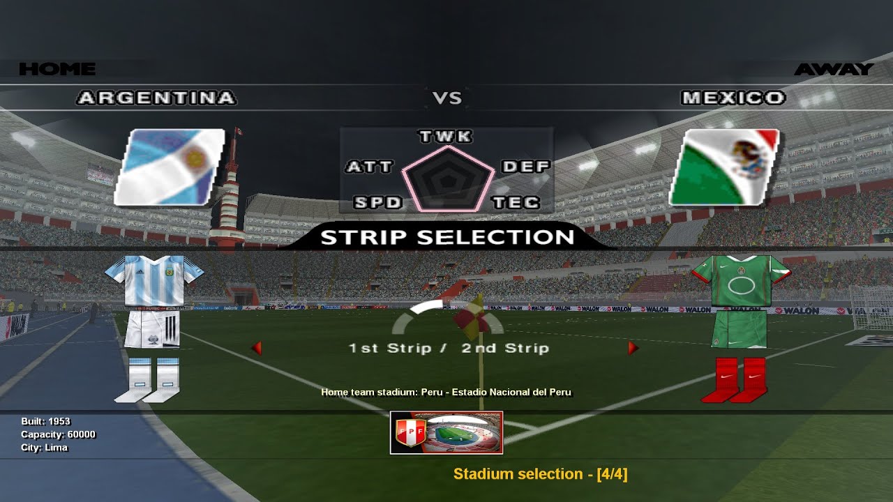 COPA AMERICA 2004 - GROUP B - FIXTURE 2 - ARGENTINA - MEXICO