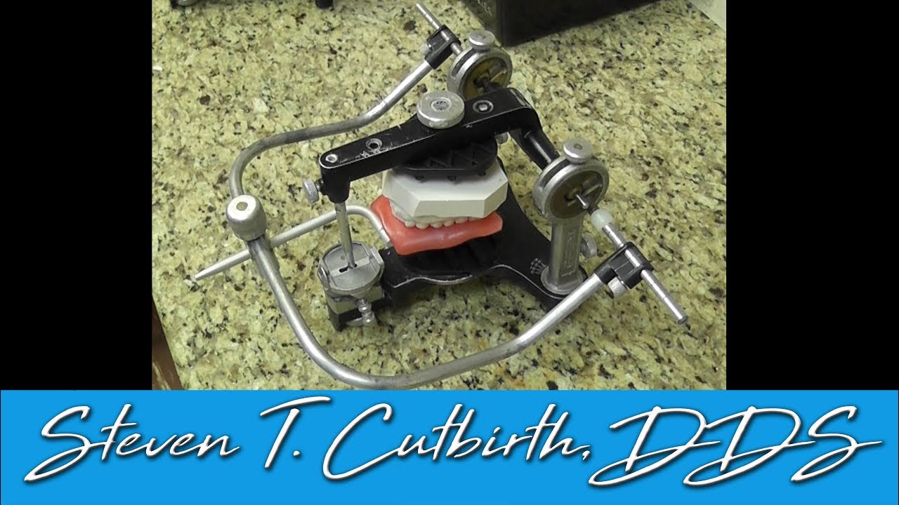 How to Take a Facebow and Mount Models on an Articulator - Dental Minute with Steven Cutbirth, DDS