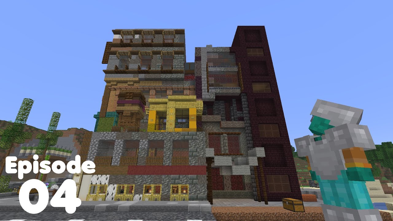 Skyline SMP || Episode 4 || THE BASE FINALLY EXPANDS