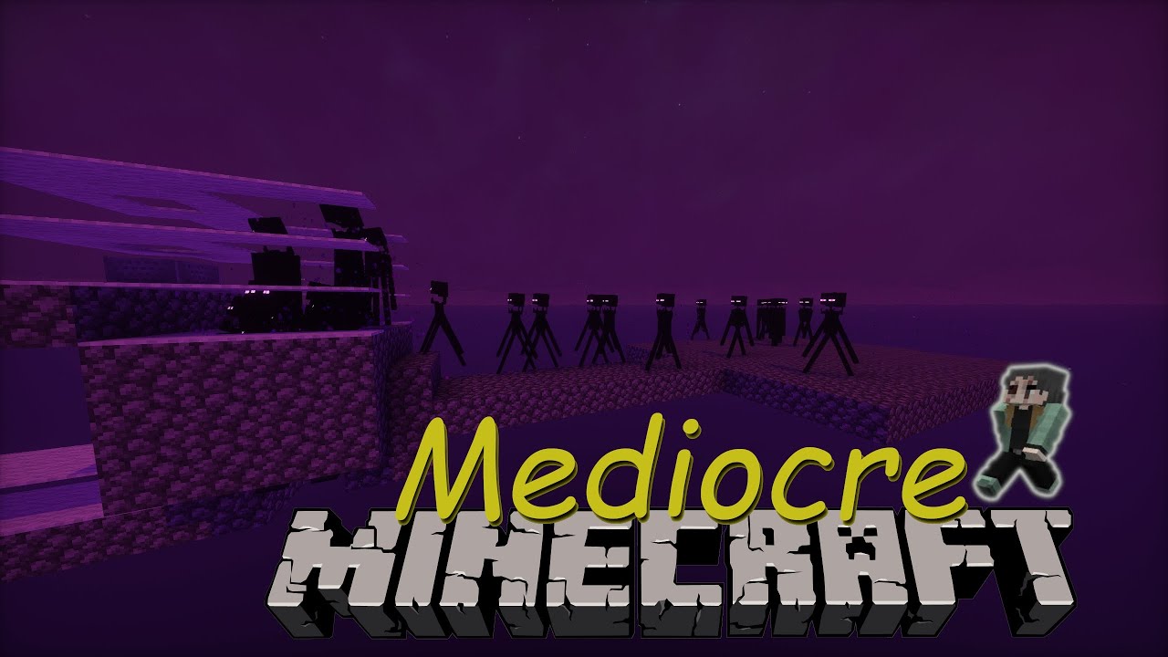 Making a Slightly Better Than Mediocre Enderman Farm | Mediocre Minecraft s03e13