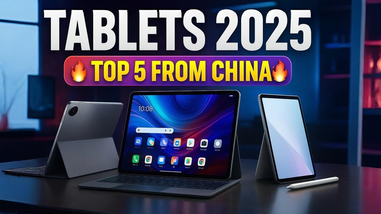 🎯 Лучшие китайские планшеты 2025 года 🔥 5 лучших флагманов от Xiaomi, Lenovo и других! 💪