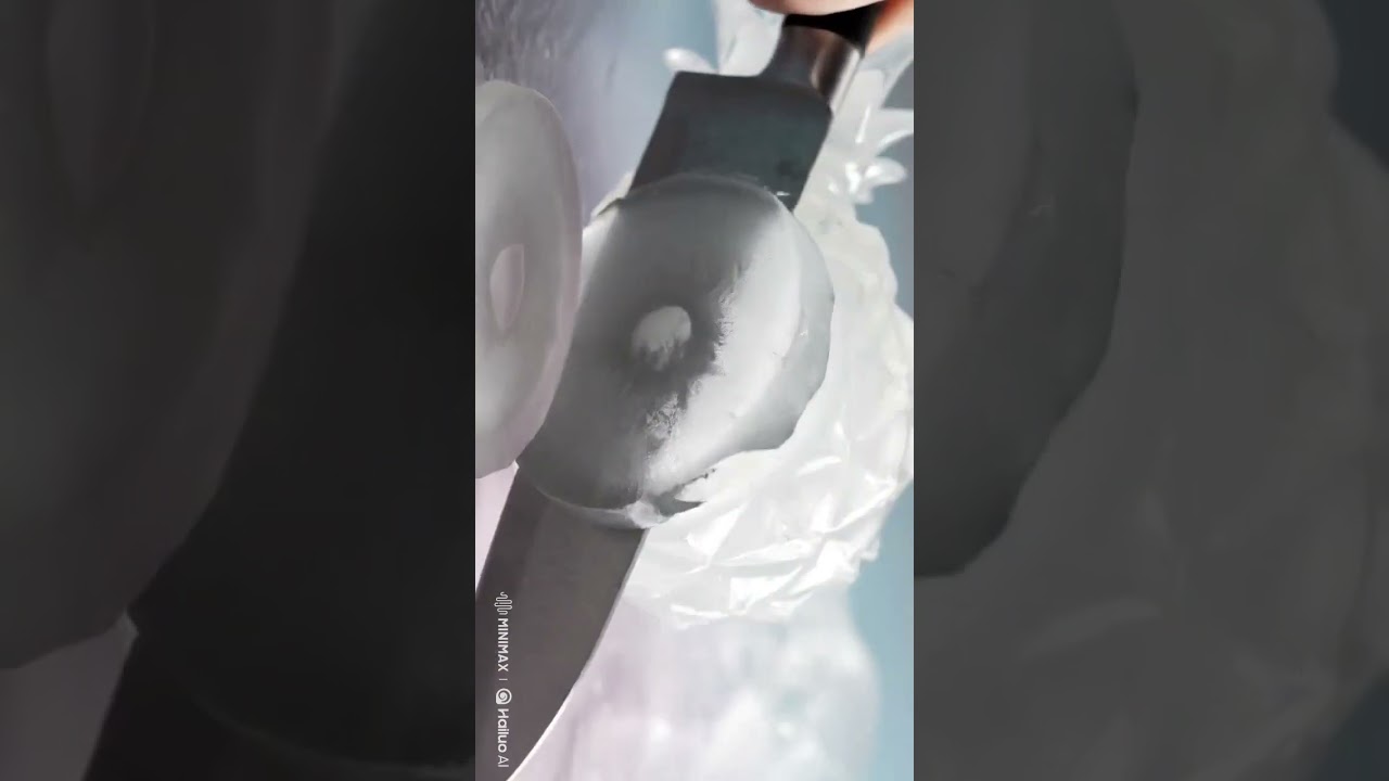 You Won’t Blink😱Glass Pineapple Slicing ASMR🔪⚡