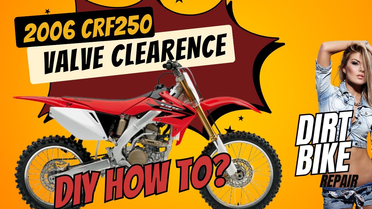 Honda CRF250 2006 года выпуска, регулировка клапанов, проверка зазоров клапанов