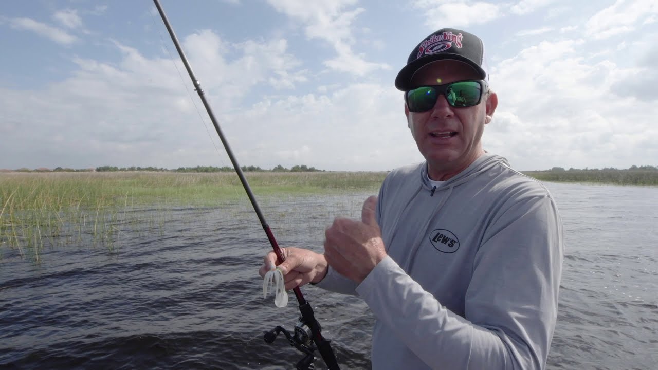 Рыбалка на приманку Strike King Rage Menace Swim Jig на мелководье с Кевином Ван Дамом