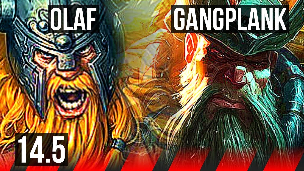 OLAF vs GP (TOP) | 8/0/3, 700+ games, Legendary | KR Grandmaster | 14.5