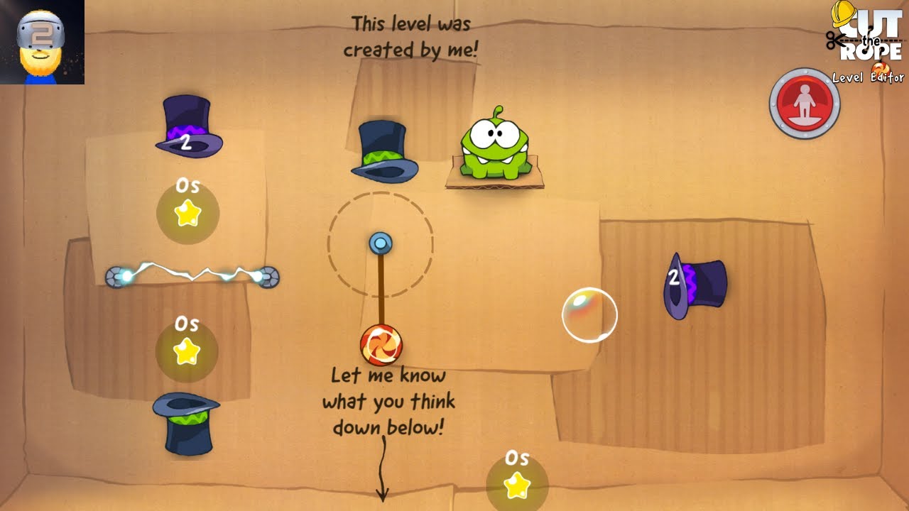 Cut the Rope -  Newton's Wormholes (Custom Level)