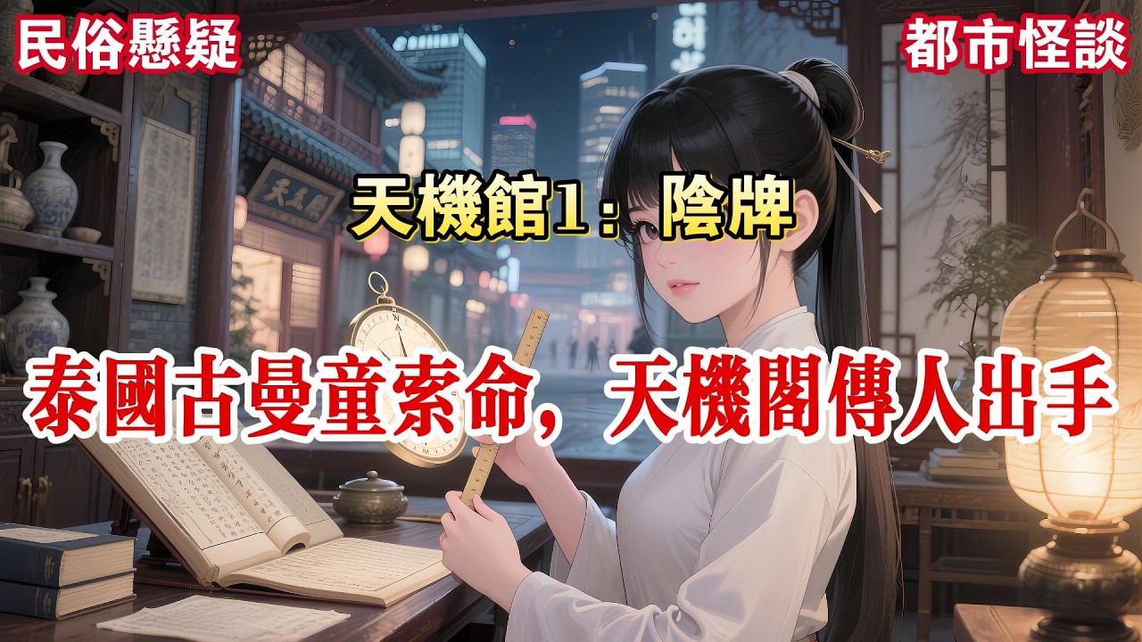 【天机馆1：阴牌】爷爷去世后，我下山继承天机阁。开门的第一天，隔壁古董店老板就来买店面。我顺手掐了个诀，笑道：「买了也没用，有命赚也没命花。」他眉毛一竖，面色难看地骂我晦气。#有声小说 #悬疑 #助眠