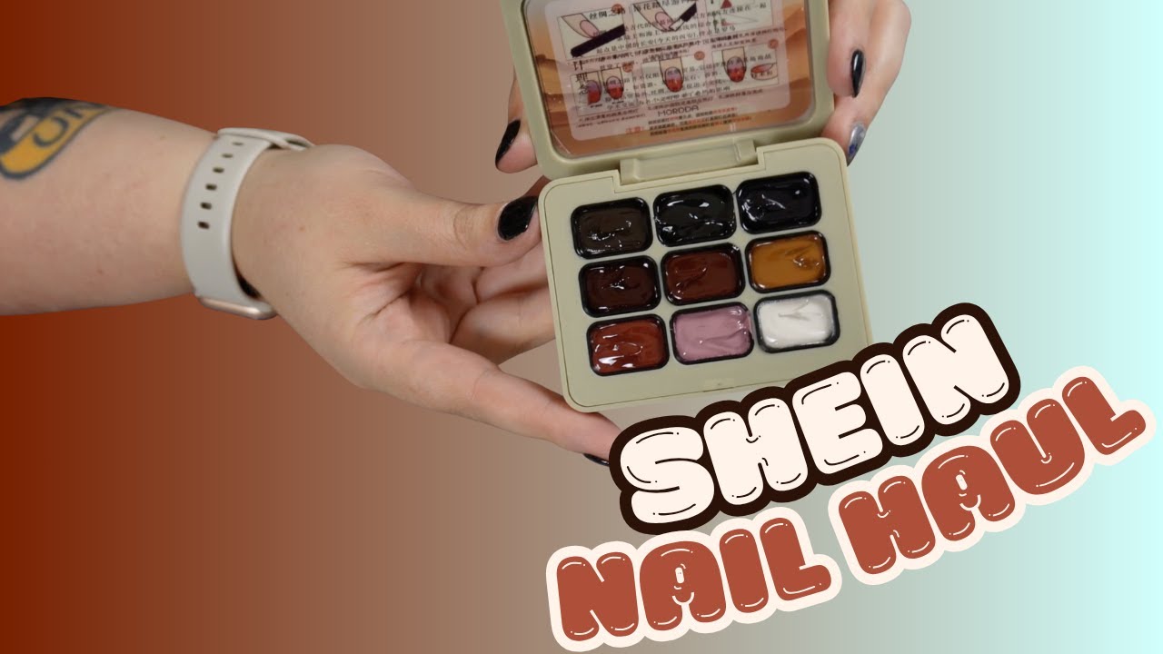 Huge Shein Nail Haul | Patting Gel Pallets and Manicure Tools