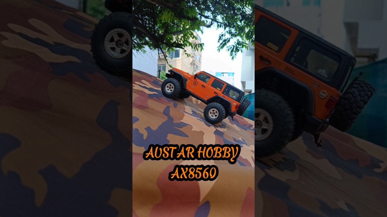 Austar AX8560 RC Crawler 🚙 Smooth Drive Test 🔥 Easy Off-Road Run | Relaxing RC Action #Shorts #viral