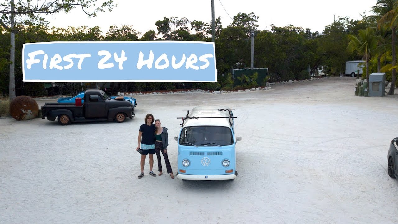 Первые 24 часа с нашим микроавтобусом VW 1969 года выпуска! (Эпизод 1)