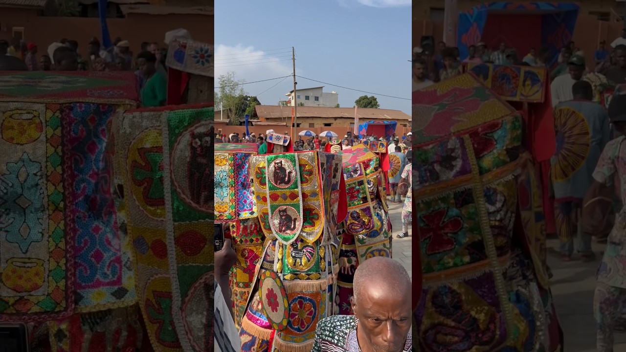 Egungun at the Vodun Days festival in Ouidah Benin #spirituality #voodoo #africa #culture