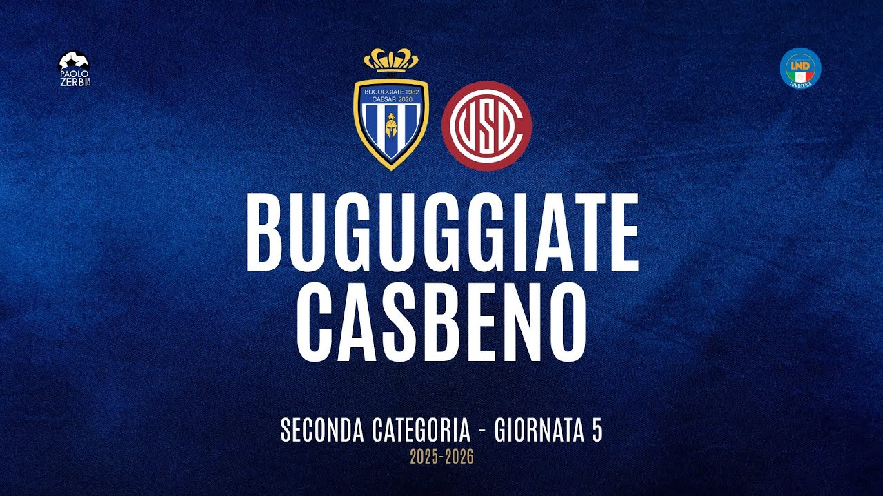 [HIGHLIGHTS] Seconda Categoria Gir X 25/26 - | Giornata 5 | Buguggiate - Casbeno