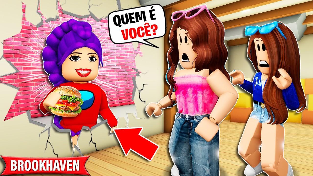 TEM ALGUÉM NO NOSSO PORÃO | Historinhas Brookhaven Rp Bibi e Lud