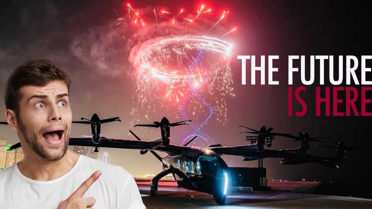 WORLD FIRST - Drone Swarm flight at Skydive Dubai, with Archer and Lumasky