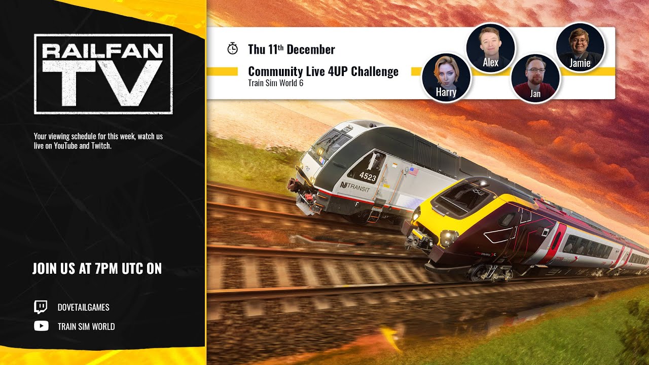 Train Sim World 6 Community Team 4UP Challenge!