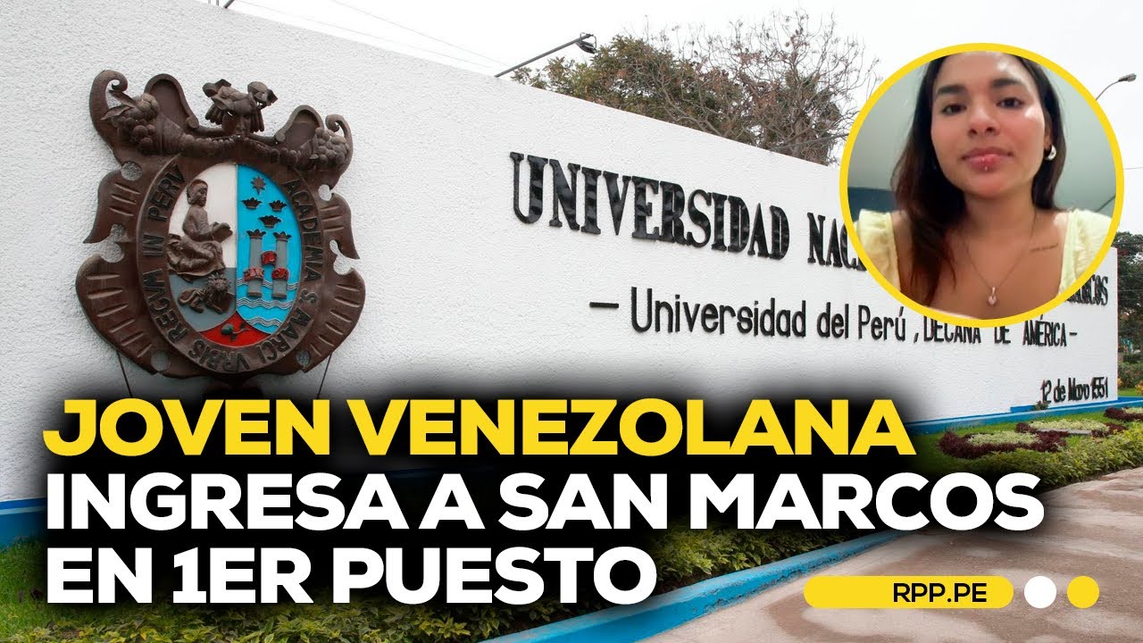 Joven venezolana ingresa a UNMSM en 1er puesto en Negocios Internacionales #ROTATIVARPP | ENTREVISTA