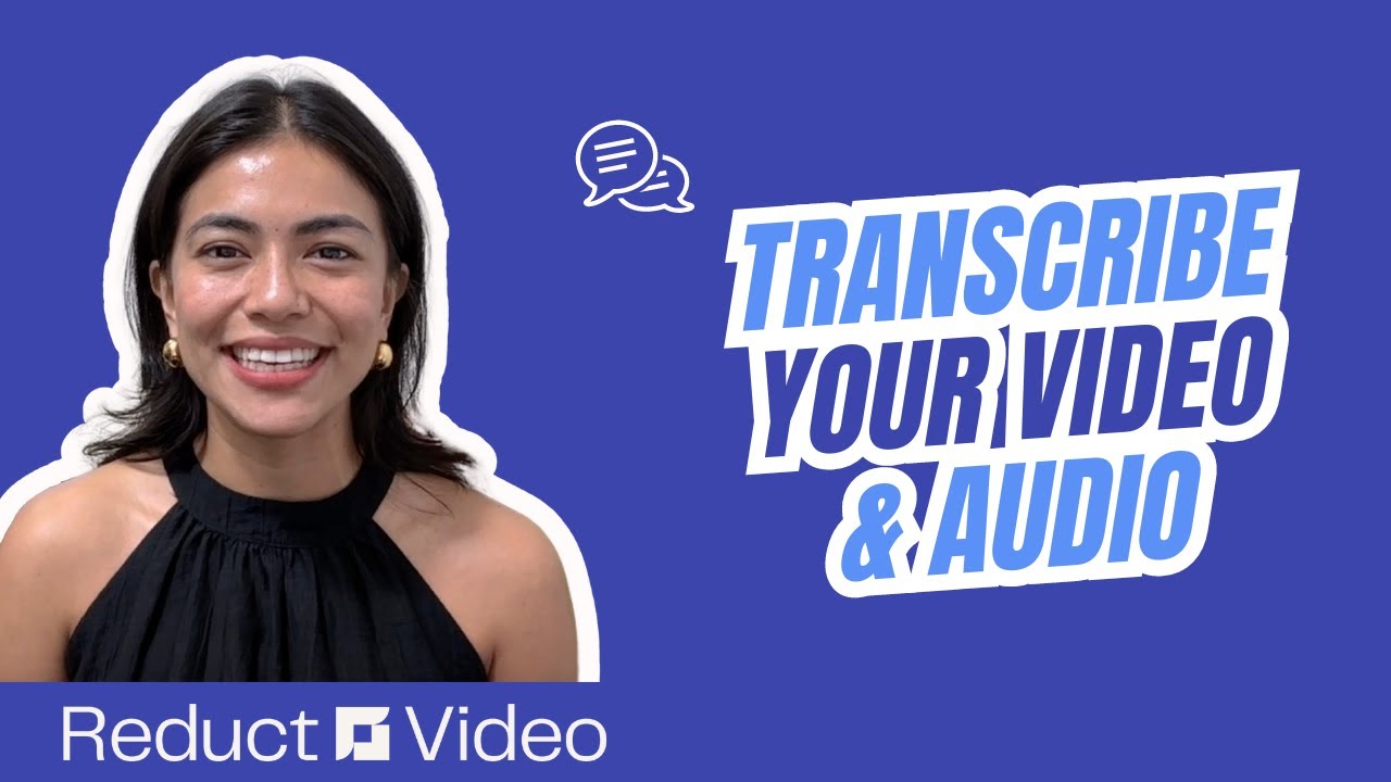 How to transcribe your audio and video footage using Reduct