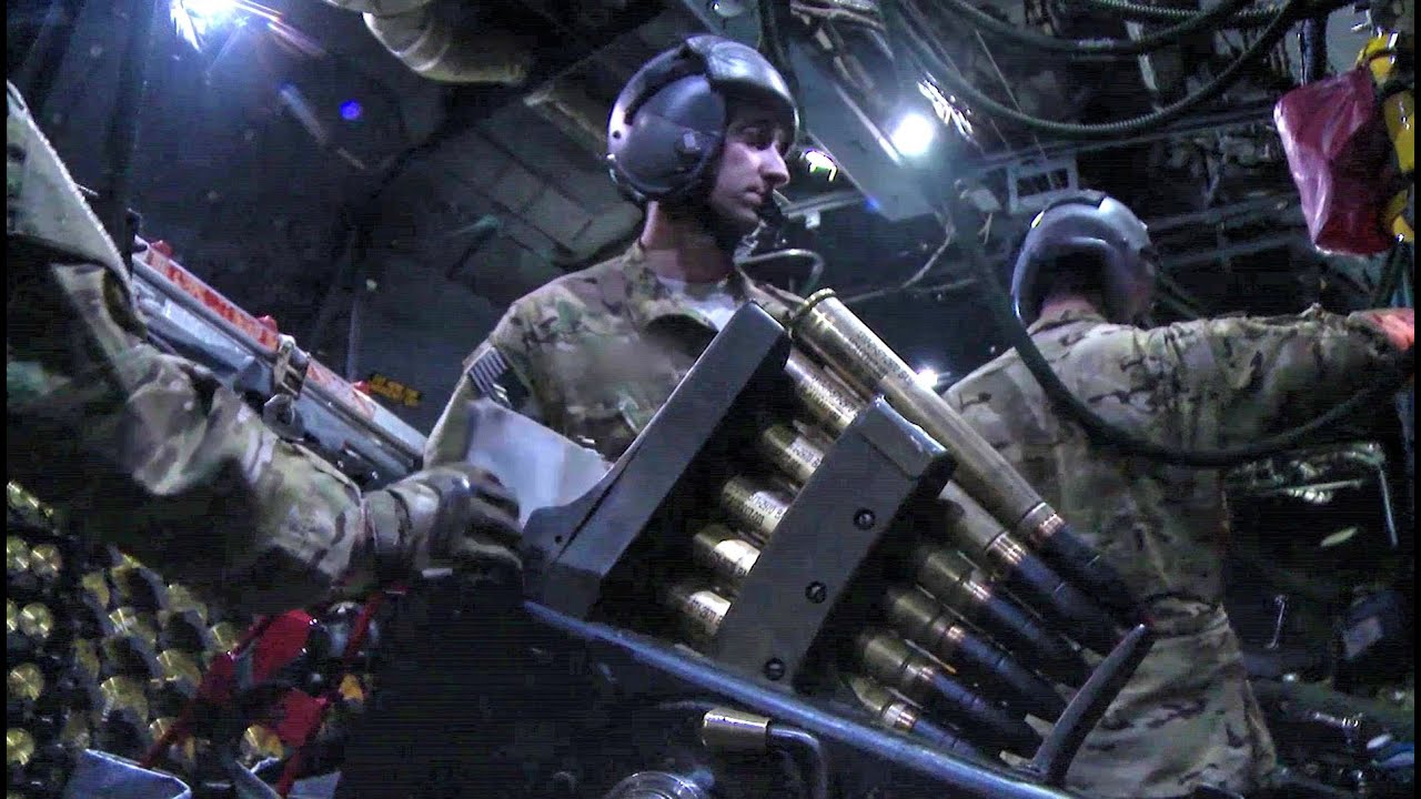 Intense Action Inside The AC-130 Gunship