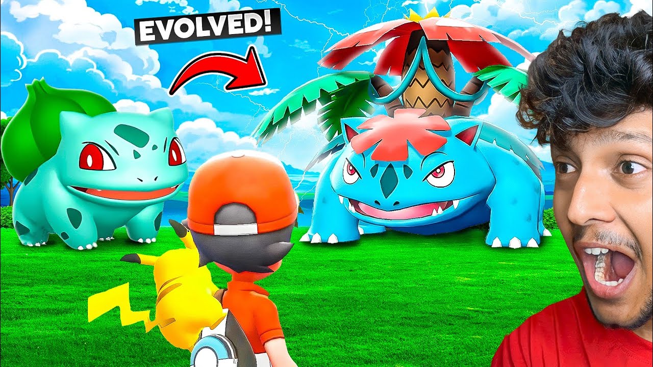 FINALLY I EVOLVED MY BULBASAUR POKEMON! 🔥 Pokémon - Let’s Go Pikachu