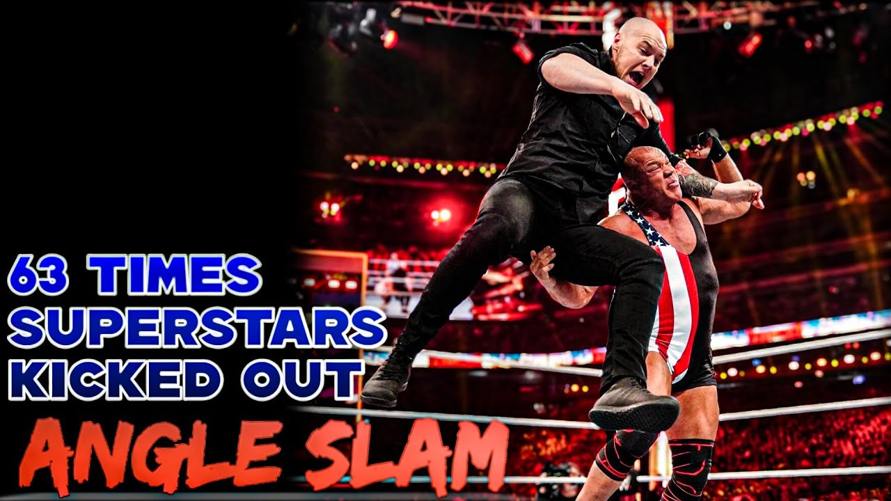 63 Times WWE Superstars Kicked Out of Kurt Angle’s Angle Slam