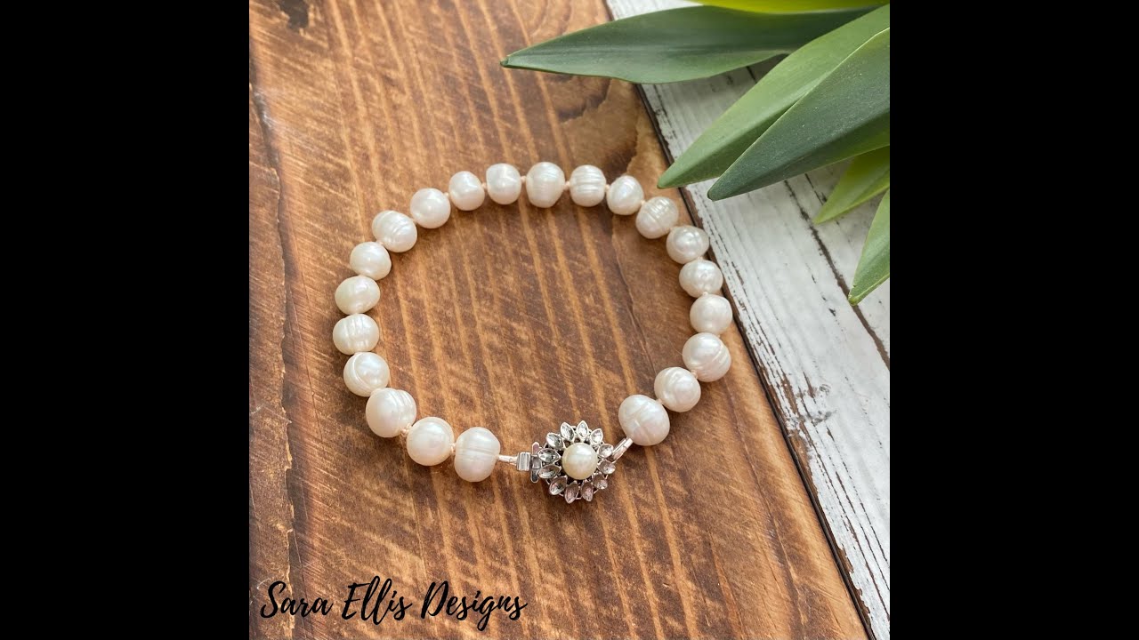 Hand Knotted Pearl Bracelet