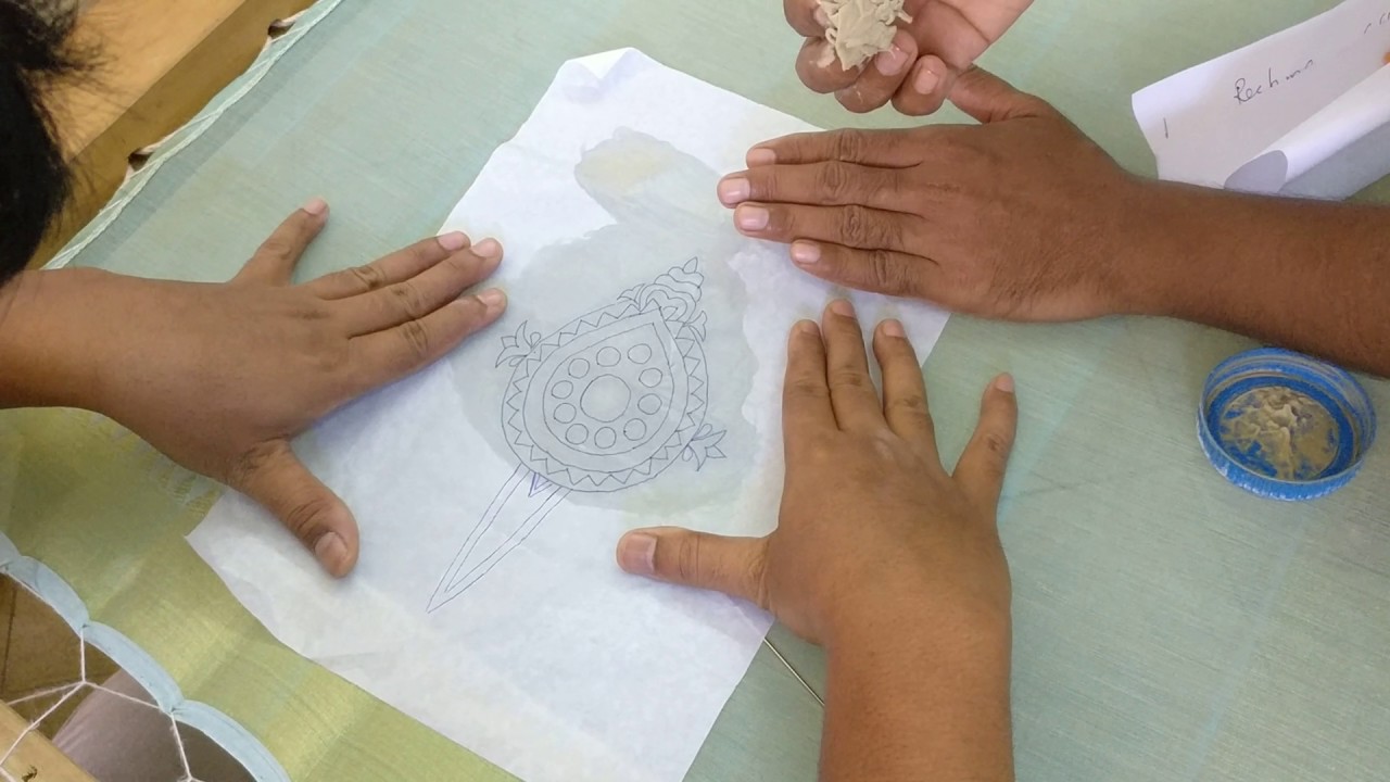 How to transfer embroidery design pattern onto the fabric