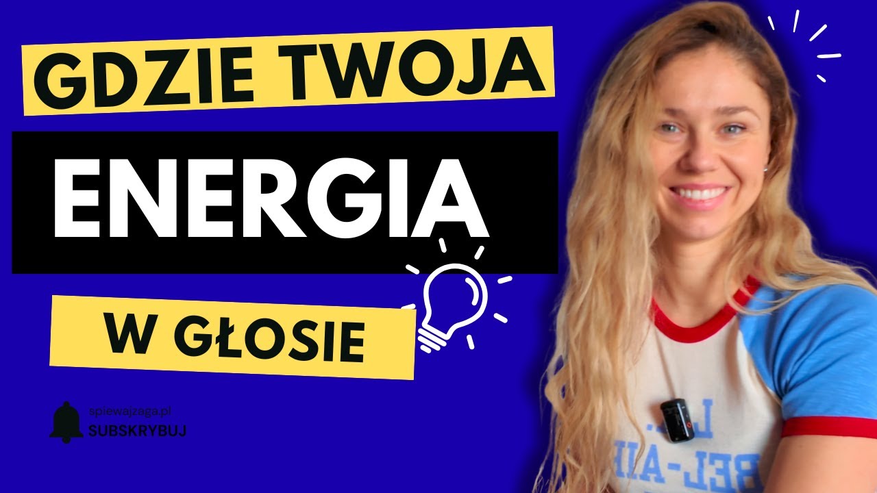 ENERGIA W ŚPIEWANIU! - Rozśpiewanie z Agą
