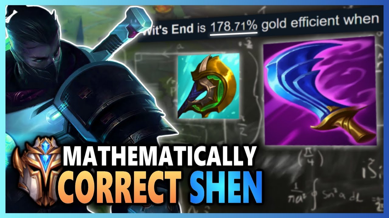 Challenger Urgot didn't expect this damage from a Shen (Mathematically Correct Build)