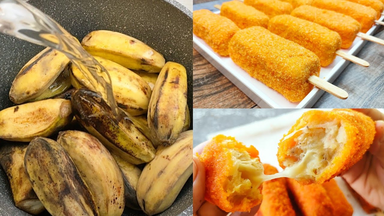 Банановая кардава И СЫР! Идеальное комбо! Вот как вы это делаете! | Хрустящий и сырный рецепт сабы