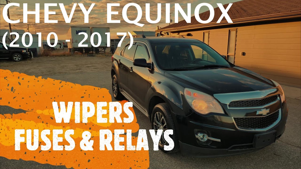 Chevrolet Equinox - FRONT / REAR WINDSHIELD WIPERS FUSE AND RELAY LOCATION (2010 - 2017)